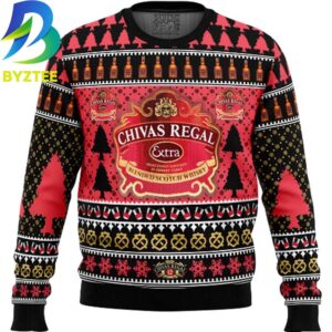 Chivas Regal Blended Scotch Whisky Ugly Christmas Sweater