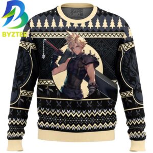 Christmas Cloud  Fantasy Final Ugly Christmas Sweater