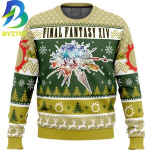Christmas Fantasy Fantasy XIV Final  Ugly Christmas Sweater