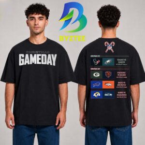 Christmas Gameday NFL  2026 NBA Two Sided Unisex T- Shirt