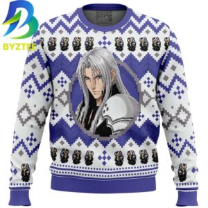 Christmas Sephiroth Fantasy VII Final  Ugly Christmas Sweater