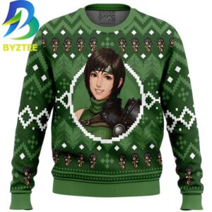 Christmas Yuffie Fantasy VII Final  Ugly Christmas Sweater