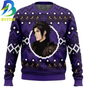 Christmas Zack  Fantasy VII Final Ugly Christmas Sweater