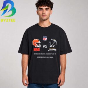 Cleveland Browns Vs Jacksonville Jaguars EverBank Stadium, Jacksonville, FL September 14, 2026 Unisex T Shirt