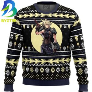 Cloud Fantasy Final Ugly Christmas Sweater