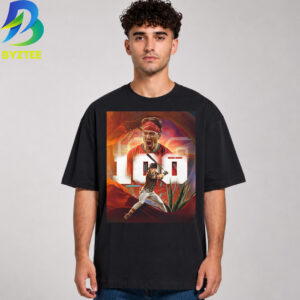 Corbin Carroll MLB Launches A Solo Shot For Career Homer No 100 Unisex T- Shirt