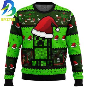 Creepr Minecraft Ugly Christmas Sweater