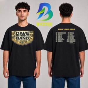 Dave Matthews Band In Madison WI  Fall World Tour 2026  Two Sided Unisex T- Shirt