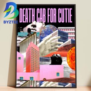Death Cab For Cutie Los Angeles Tour 2026  Home Decor Poster Canvas