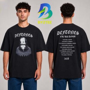 Deftones Official EU UK Tour 2026 Two Sided Unisex T- Shirt
