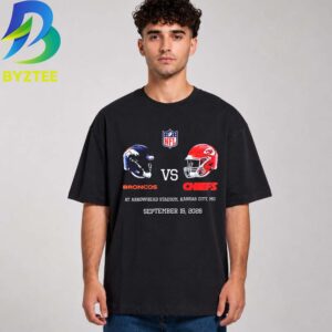 DenverBroncos Vs Kansas City Chiefs GEHA Field at Arrowhead Stadium, Kansas City, MO September 15, 2026 Unisex T- Shirt