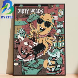 Dirty Heads Live In Austin Texas Germania Insurance Amphitheater 2026 Home Decor Poster Canvas
