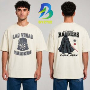 Disney x Champion NFL Las Vegas Raiders Star Wars’ Darth Vader 2026 Two Sided Unisex T Shirt