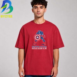 Disney x Champion NFL Team New England Patriots Marvel’s Captain America 2026 Unisex T- Shirt