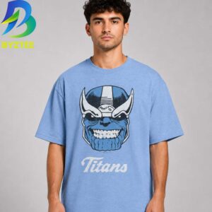Disney x Champion NFL Tennessee Titans Marvel’s Thanos  2026 Unisex T- Shirt