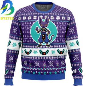 Dragon Ball Z Beerus Ugly Christmas Sweater