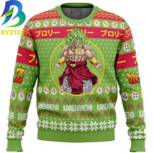 Dragon Ball Z Broly Ugly Christmas Sweater
