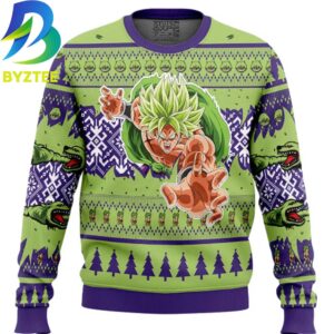 Dragon Ball Z Broly Ugly Christmas Sweater