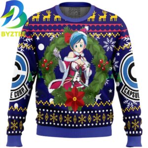 Dragon Ball Z Bulma Ugly Christmas Sweater