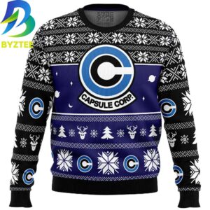 Dragon Ball Z Capsule Corp 2026  Ugly Christmas Sweater