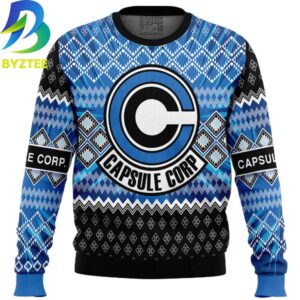 Dragon Ball Z Capsule Corp Ugly Christmas Sweater