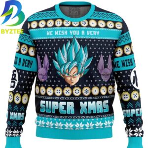 Dragon Ball Z Saiyan Super Xmas Ugly Christmas Sweater