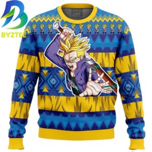 Dragon Ball Z Trunks Ugly Christmas Sweater
