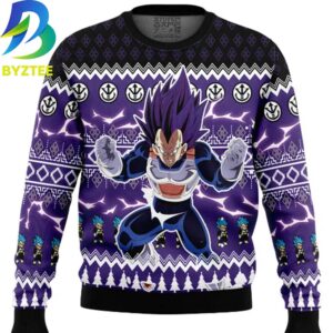 Dragon Ball Z Vegeta Ultra Ego Ugly Christmas Sweater