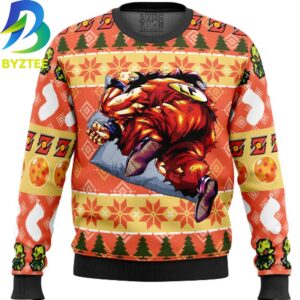 Dragon Ball Z Yamcha Death Pose Ugly Christmas Sweater