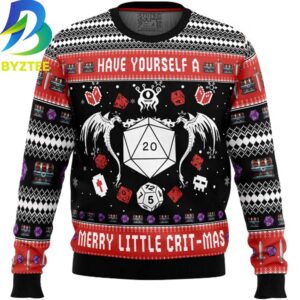 Dungeons And Dragons Have Yourself A Merry Little Crit Mas 2026 Ugly Christmas Sweater
