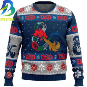 Dungeons & Dragons D 20 Ugly Christmas Sweater