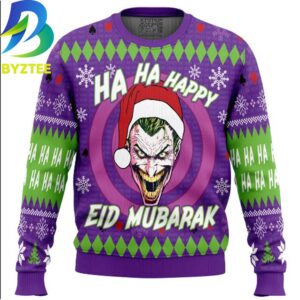 Eid Mubara Ha ha ha Dc Comics Ugly Christmas Sweater