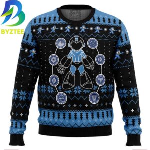 Elemental Weapon Mega Man Ugly Christmas Sweater