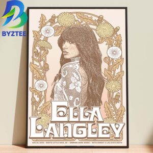 Ella Langley North Little Rock Ar Simmons Bank Arena With Ernest & Laci Kaye Booth  August 22 2026 Home Decor Poster Canvas