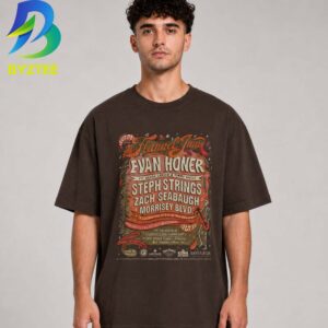 Evan Honer Flannel Jam Steph Strings Sam Burchfield Doug & Co  In Marshfield On Oct 10th 2026 Unisex T- Shirt