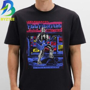 Foo Fighters Detroit Rock City Ford Field  Detroit, MI 2026 Unisex T- Shirt