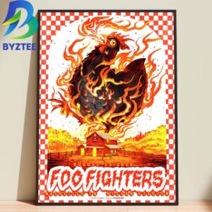 Foo Fighters Nashville TN Nissan Stadium August 15 2026  Home Decor Poster Canvas