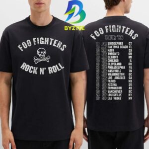 Foo Fighters Rock N’ Roll Tour  2026 Two Sided T-Shirt