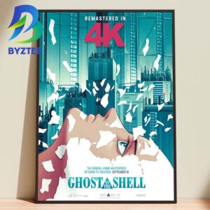 Ghost in the Shell Official 30th Anniversary Home Decor Poster Canvas