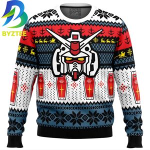 Gundam RX 78  Ugly Christmas Sweater