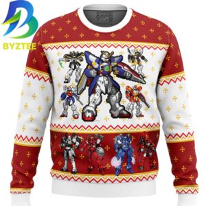 Gundam Sprites Wing Ugly Christmas Sweater
