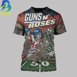 Guns N’ Roses East Rutherford NJ At Metlife Stadium Aug 12th 2026 All Over Print