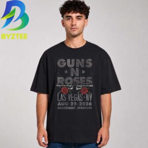 Guns N Roses Las Vegas Nv Allegiant Stadium Aug 22th 2026  Unisex T- Shirt
