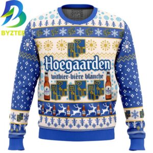 Hoegaarden Beer  Witbier Biere Blanche Ugly Christmas Sweater