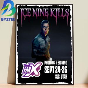 Ice Nine Kills FanX Salt Lake Comic & Pop Culture Con, Sep 2026 Home Decor Poster Canvas