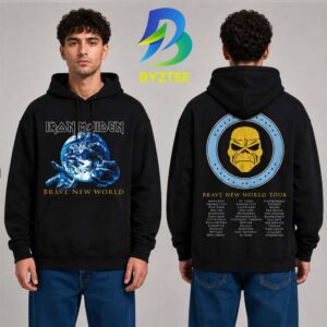 Iron Maiden Official IM50 Brave New World Tour Hoodie