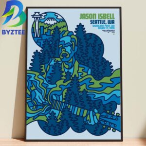 Jason Isbell Live In Seattle Washington At The Wood And Park Zoo 2026 Home Decor Poster Canvas