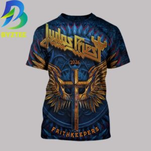 Judas Priest Official Faithkeepers European Tour Summer 2026 All Over Print Shirt
