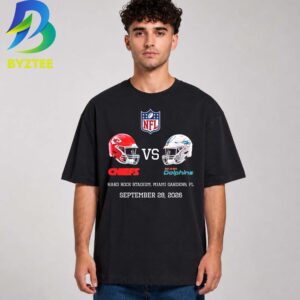 Kansas City Chiefs Vs Miami Dolphins Hard Rock Stadium, Miami Gardens, FL September 28, 2026 Unisex T Shirt
