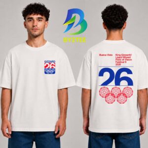 King Gizzard And The Lizard Wizard Field Of Vision Festival 2 2026 Two Sided Unisex T- Shirt